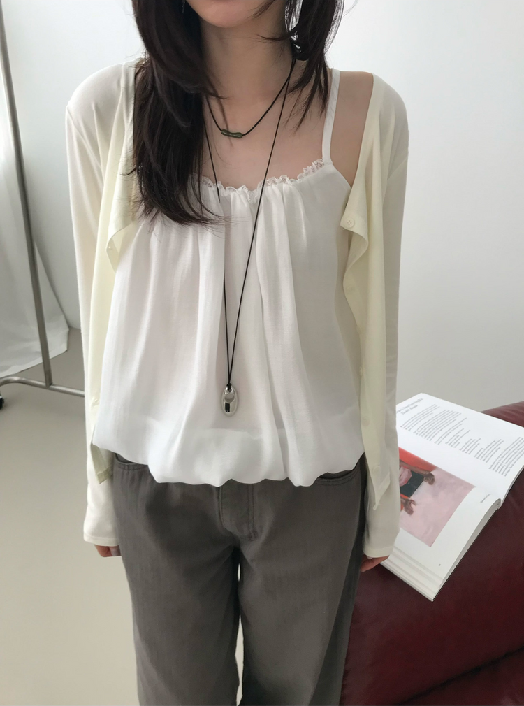 美色圓領排鈕外套