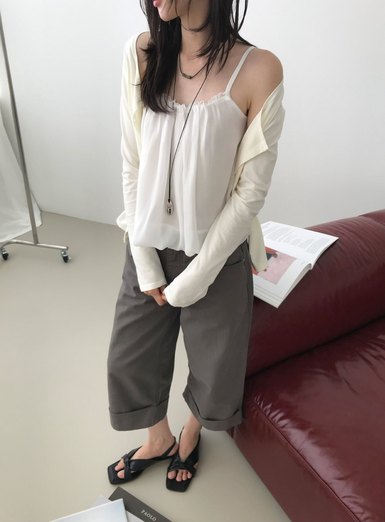 美色圓領排鈕外套