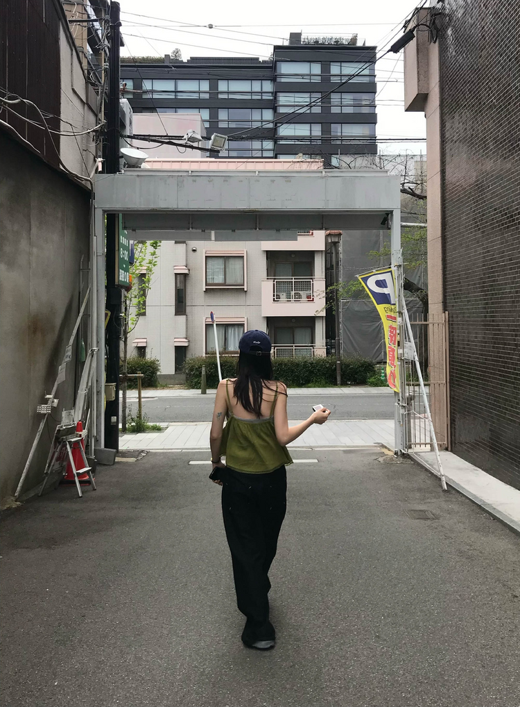 口袋明線細節牛仔褲