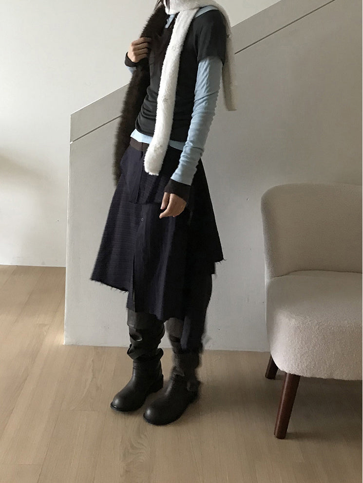 側扣細節率性長靴