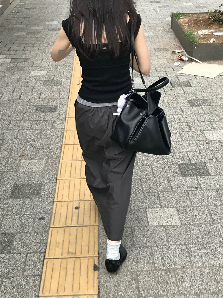 條紋掛脖上衣