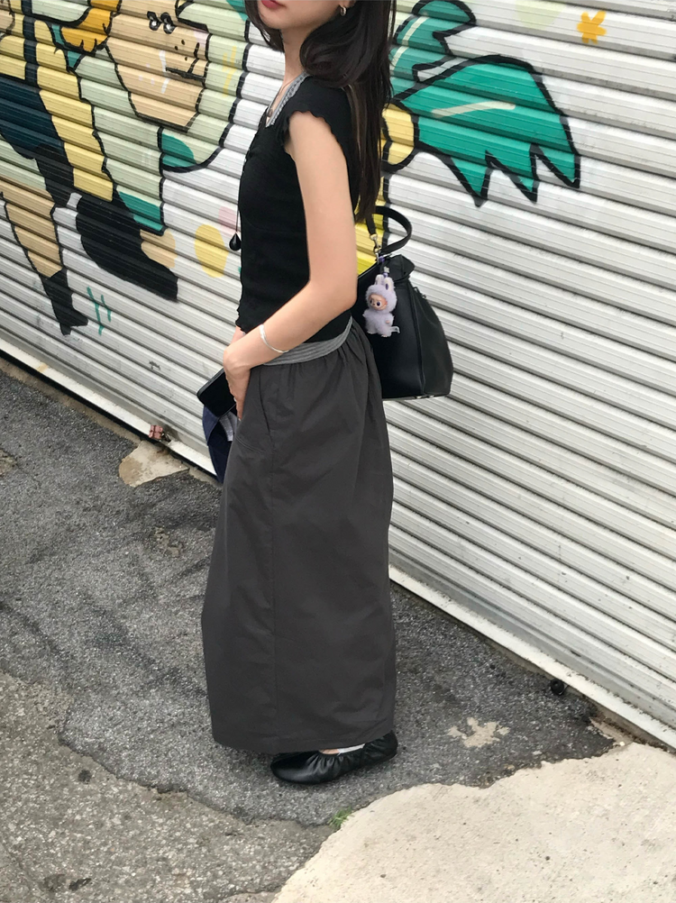 條紋掛脖上衣