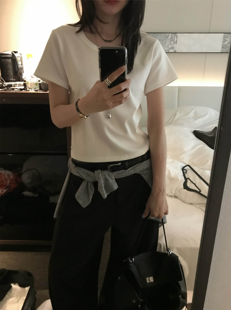 拉克蘭袖七分袖排鈕外套