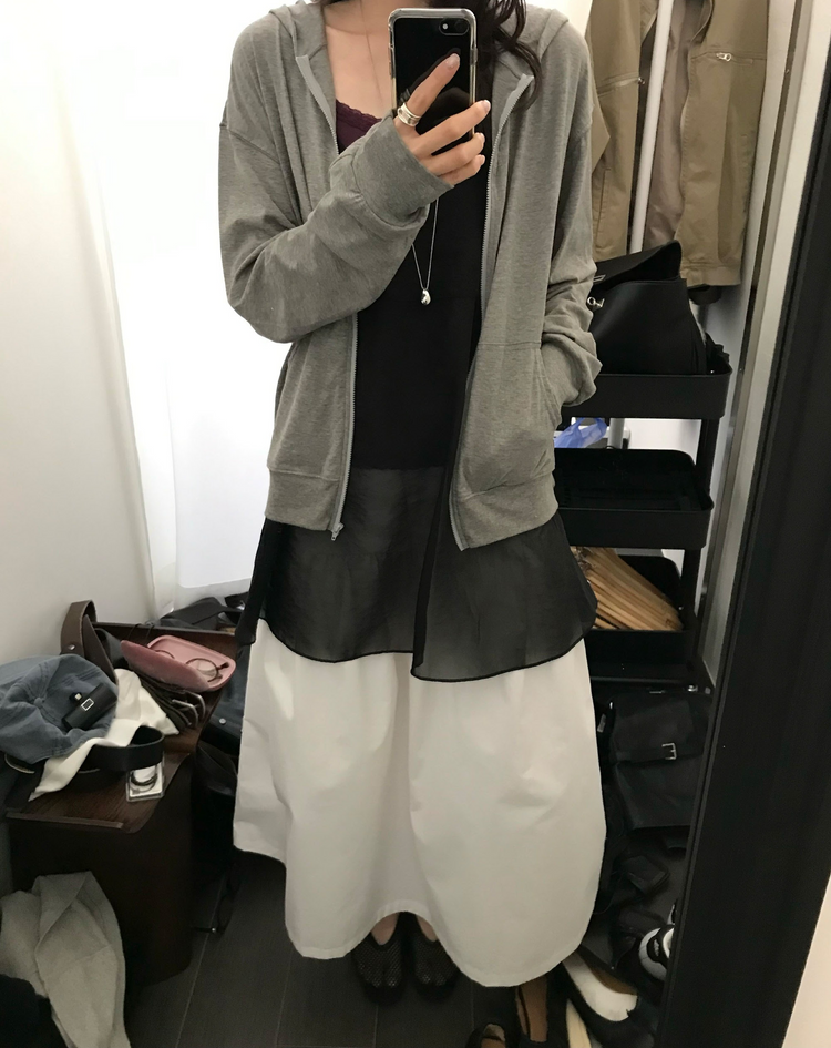 輕薄美色連帽外套