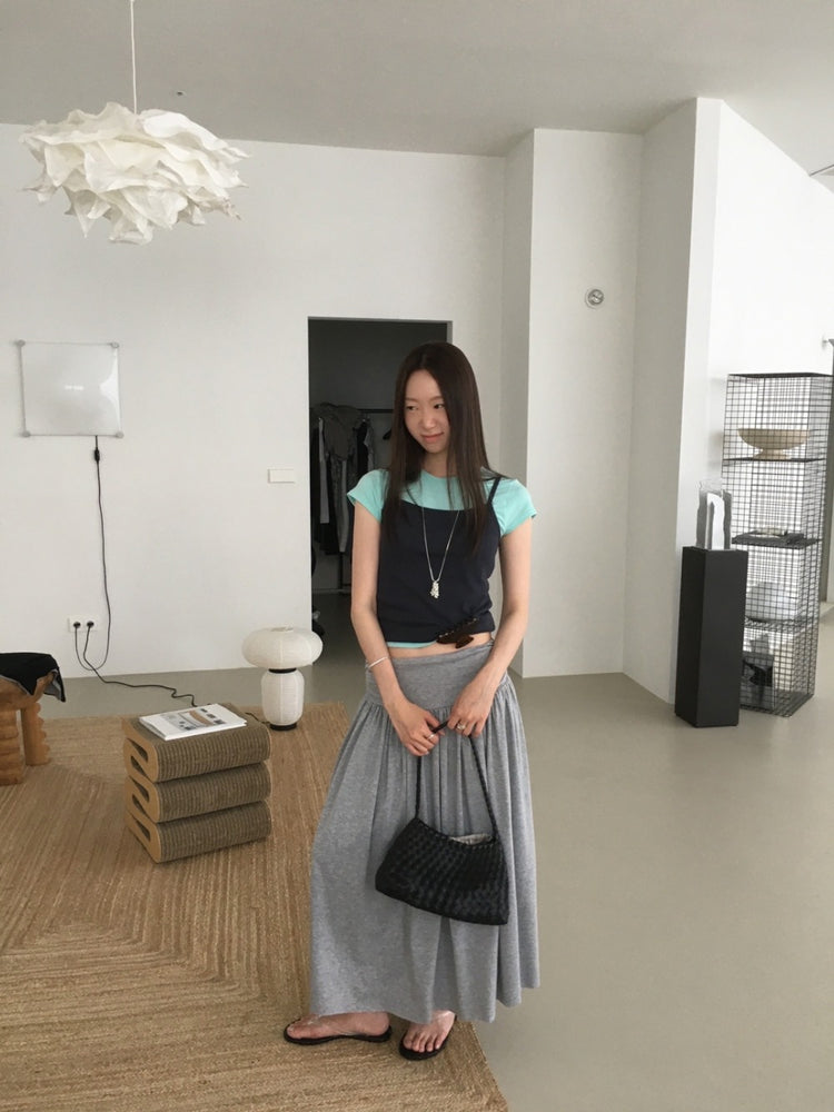 簡約美色修身背心