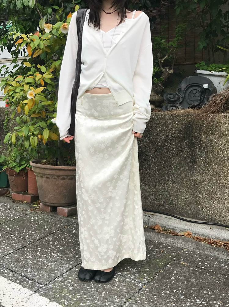 花邊抓皺胸腺細節背心