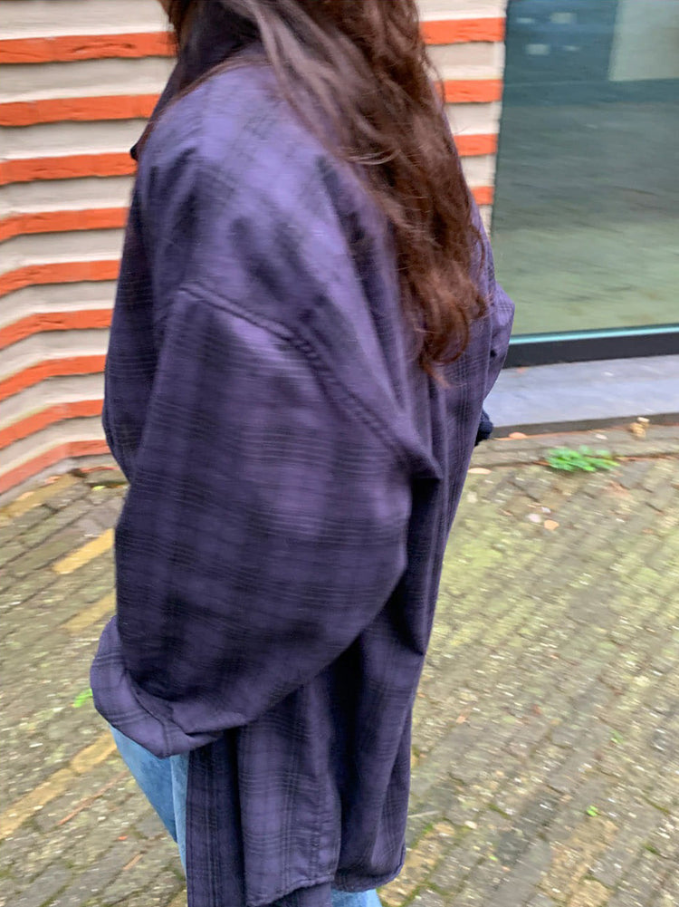 復古美刷色微鬆直筒牛仔褲