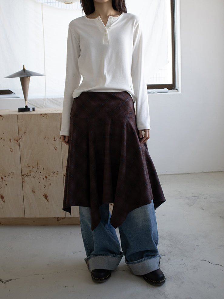 復古美色率性牛仔闊褲