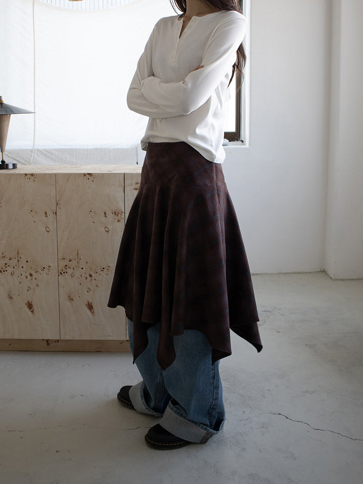 復古美色率性牛仔闊褲