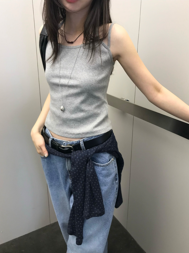 垂帶掛脖綁帶背心