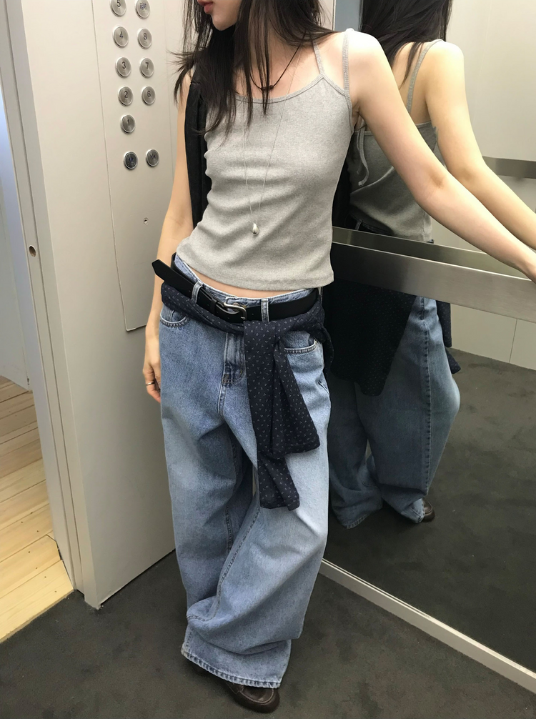 垂帶掛脖綁帶背心