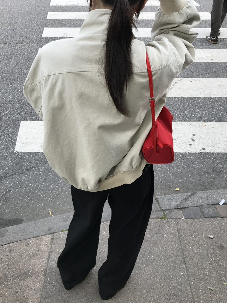 美色極簡低腰修身直褲