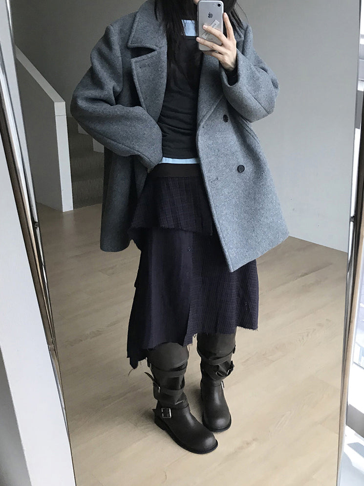 側扣細節率性長靴