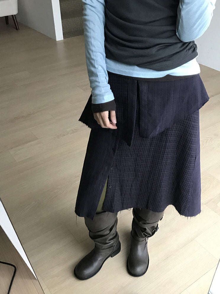 側扣細節率性長靴