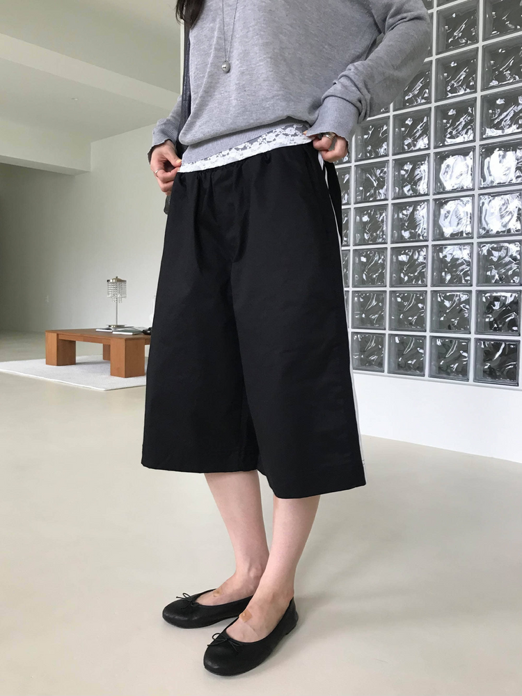 美色透膚V領針織上衣