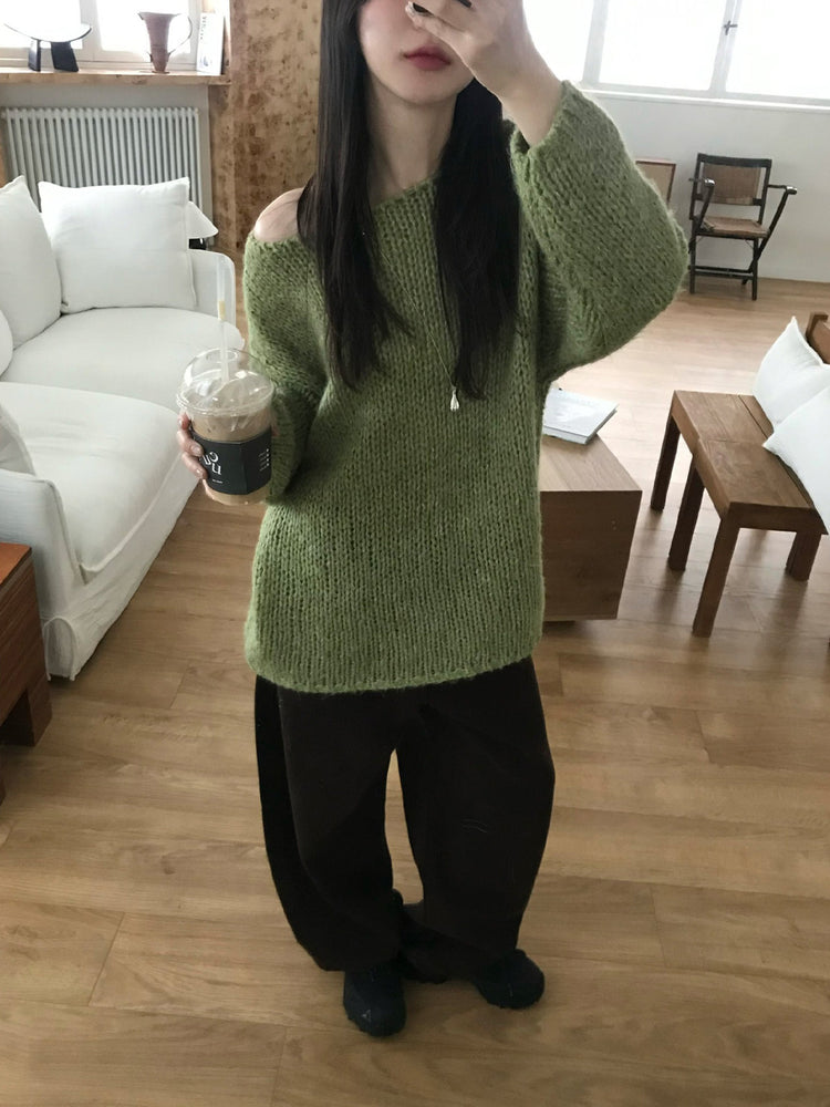 基礎美色內刷毛繭型褲