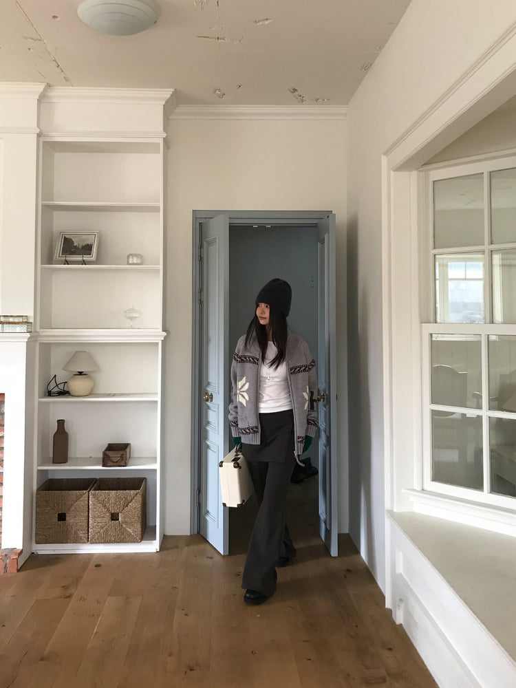 美色船領細節上衣