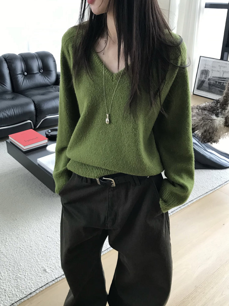 美色雙腰扣細節繭型褲