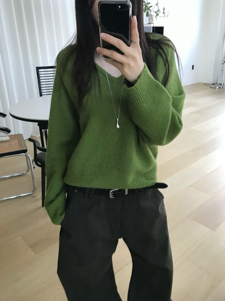 美色雙腰扣細節繭型褲