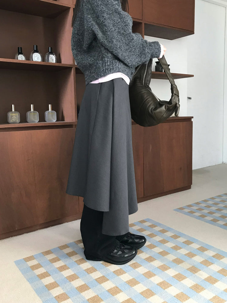 美色粗針排鈕針織外套