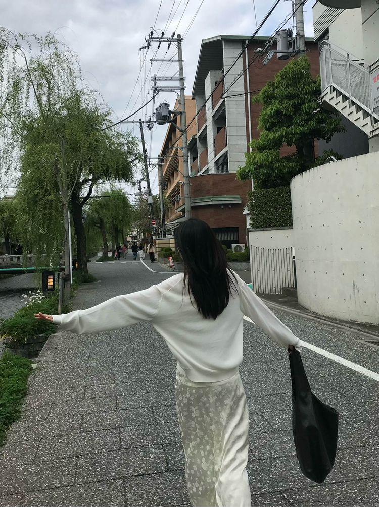 光澤感暗花紋理直裙