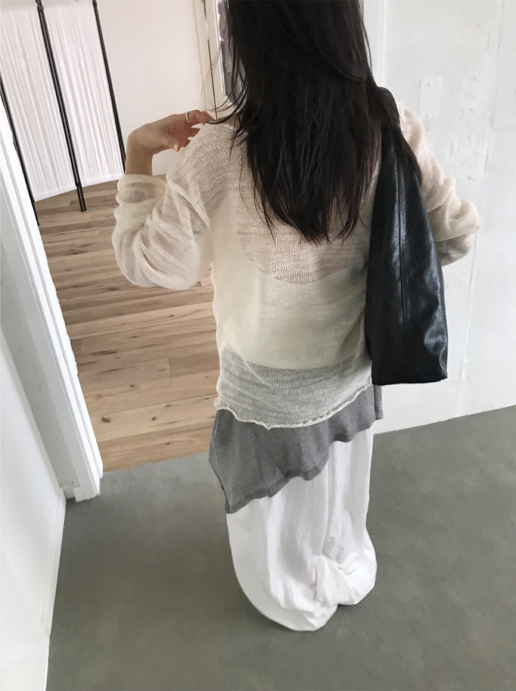 氣球輕薄垂感休閒褲