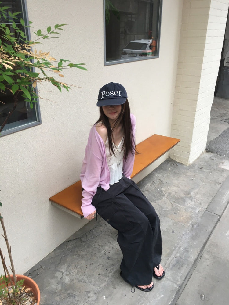 微透暗紋胸壓線細節背心
