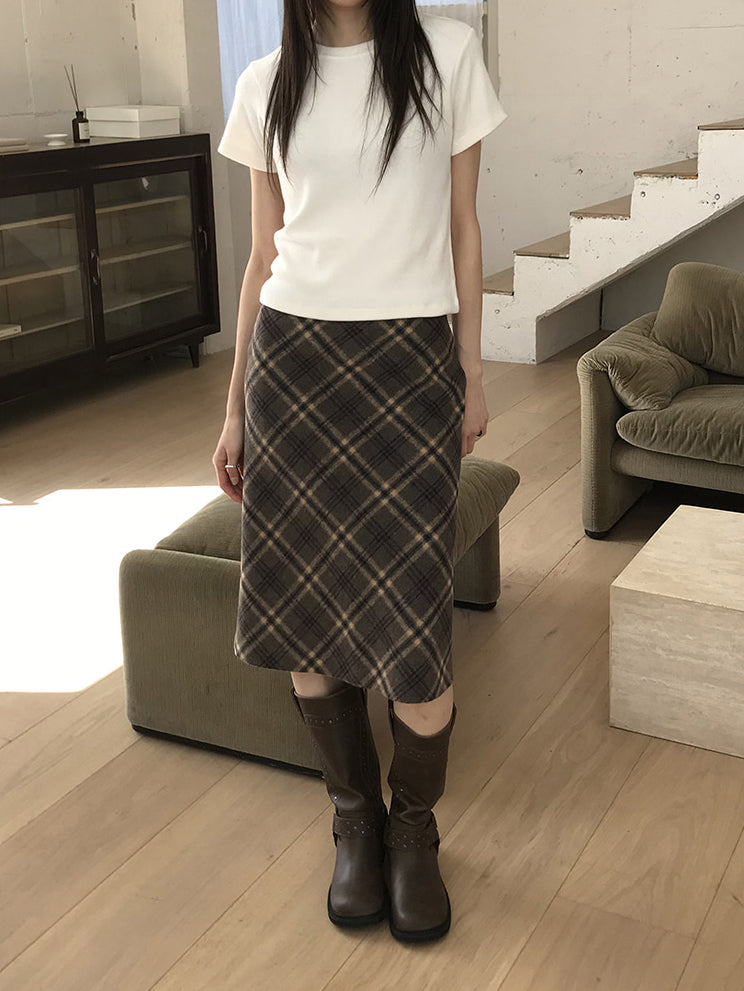 鉚釘側扣方頭中筒靴