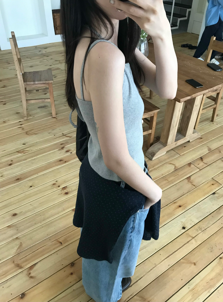 垂帶掛脖綁帶背心
