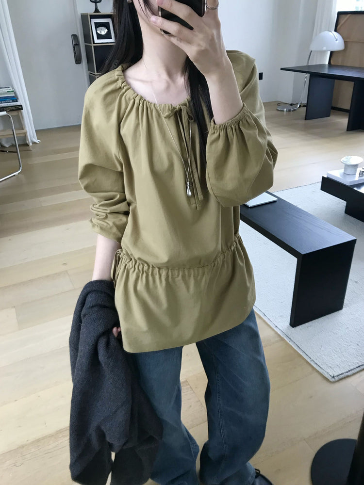 隱形橡筋腰頭直腿內刷毛牛仔褲