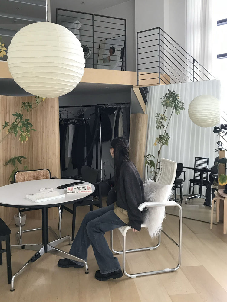 隱形橡筋腰頭直腿內刷毛牛仔褲