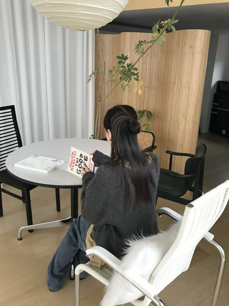 隱形橡筋腰頭直腿內刷毛牛仔褲