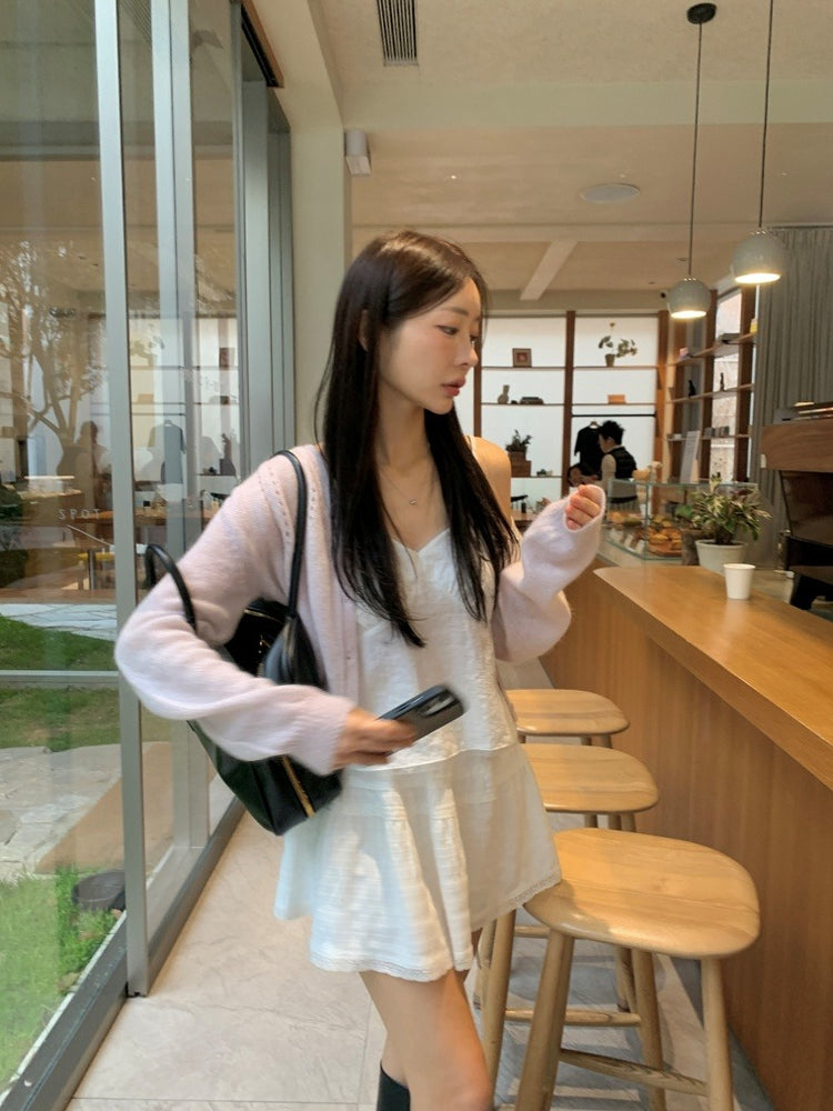 微透膚雙層細節上衣