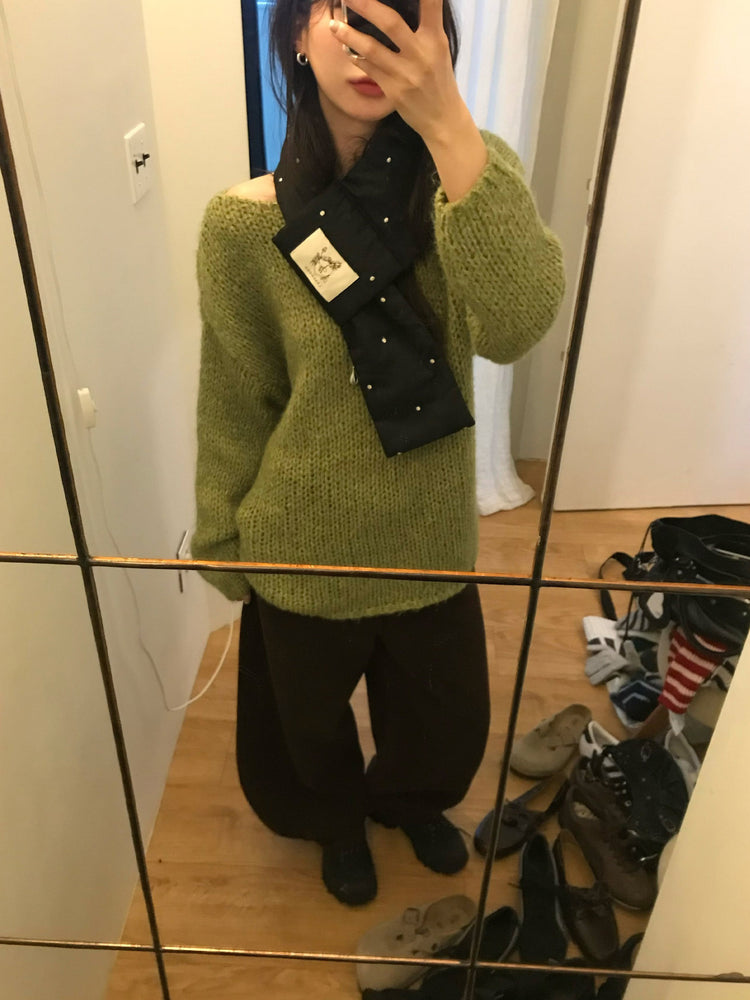 基礎美色內刷毛繭型褲