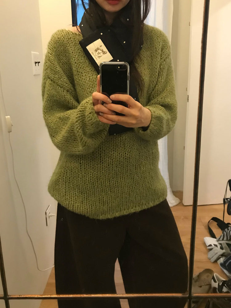 基礎美色內刷毛繭型褲