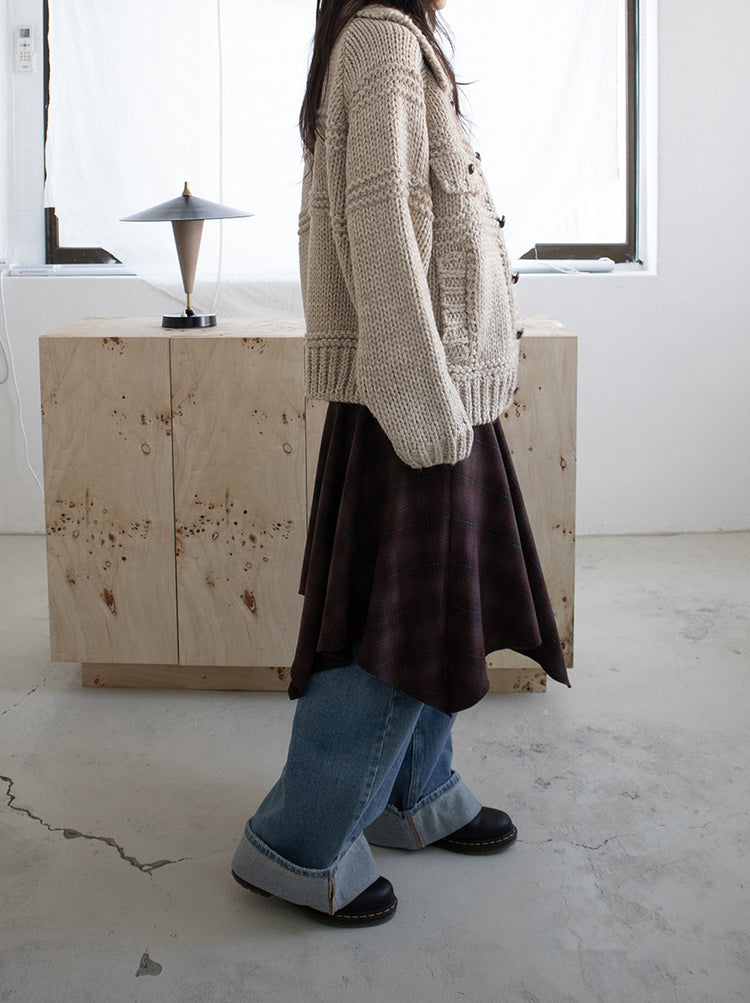 復古美色率性牛仔闊褲