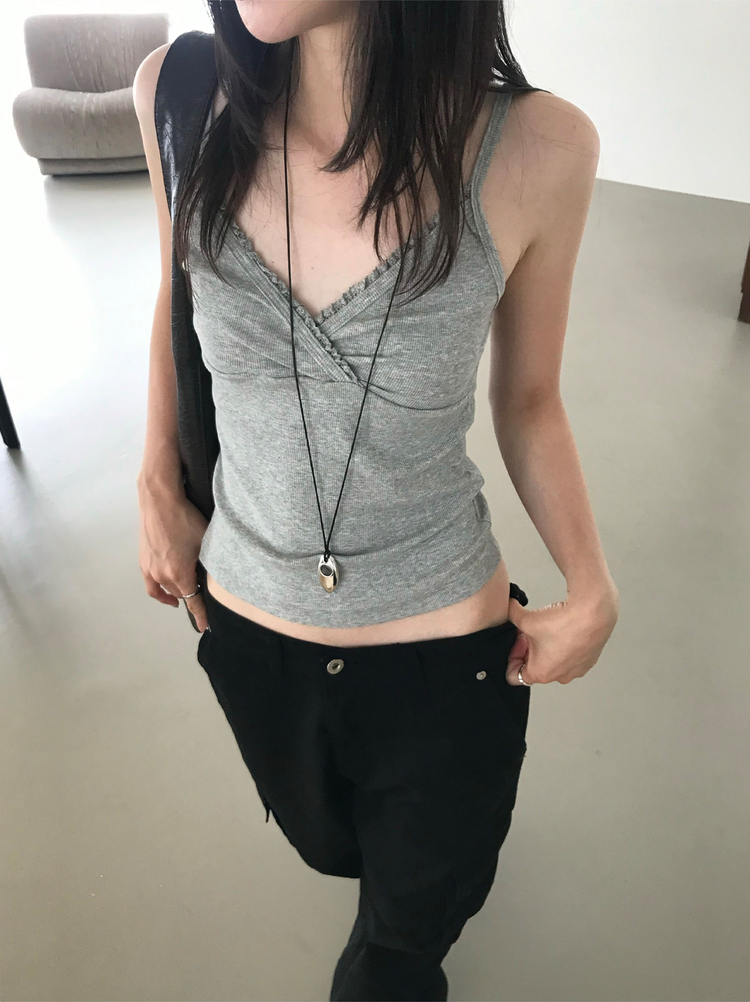 Unisex簡約口袋工裝褲