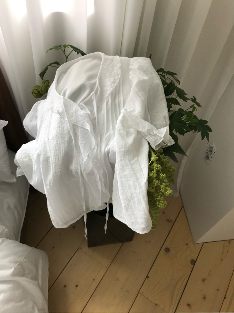 輕薄鬆緊腰可拆式裙褲