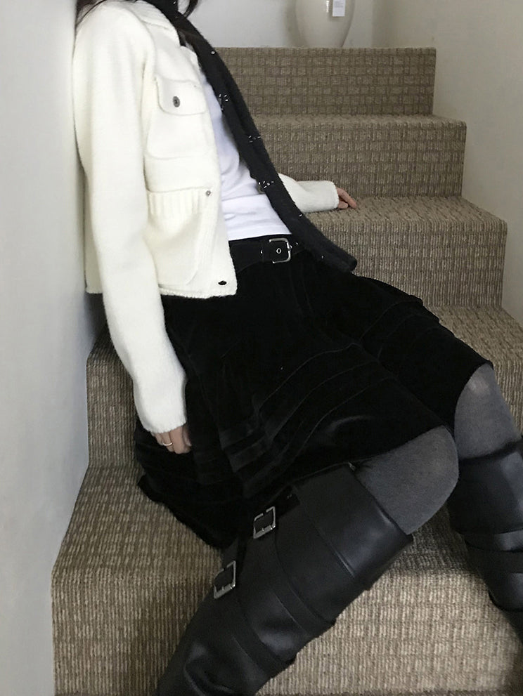 側扣細節率性長靴