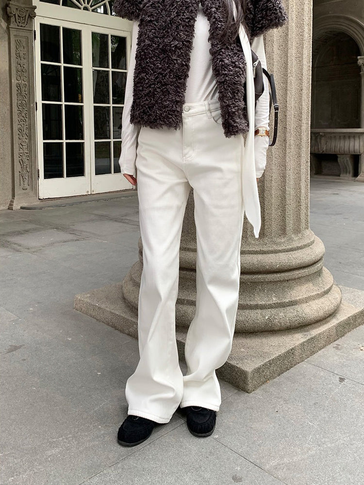 交疊領巾細節修身上衣