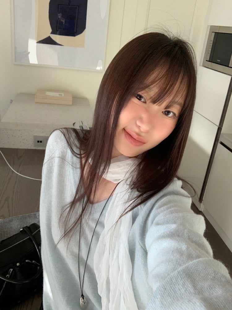 微透拉克蘭袖針織上衣