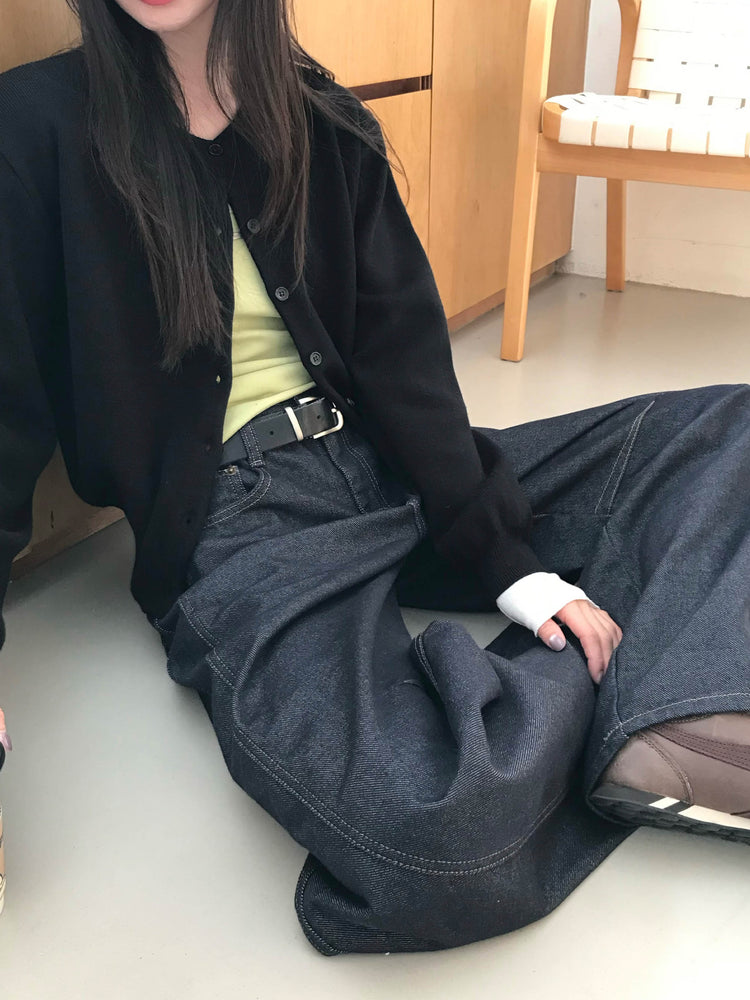 美色經典排鈕針織外套