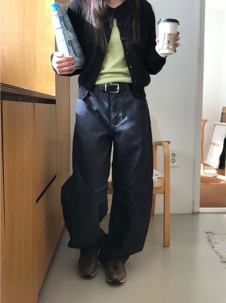 美色經典排鈕針織外套