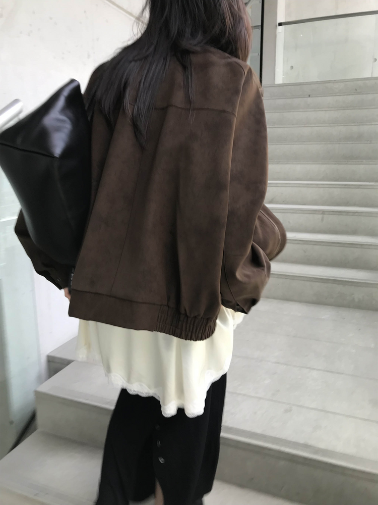 霧光澤蕾絲細節連身裙