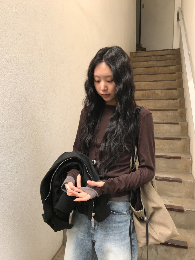 帆布拼接皮垂帶細節大容量袋