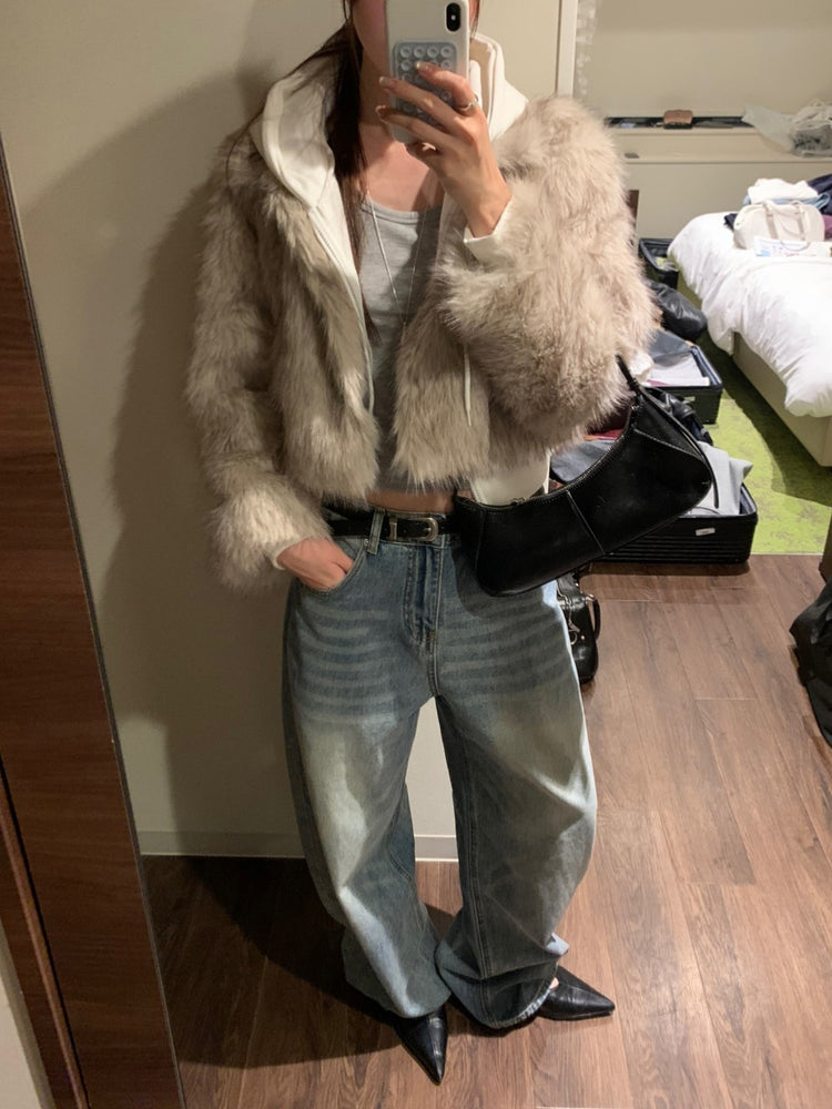 美式隨性感細節牛仔褲