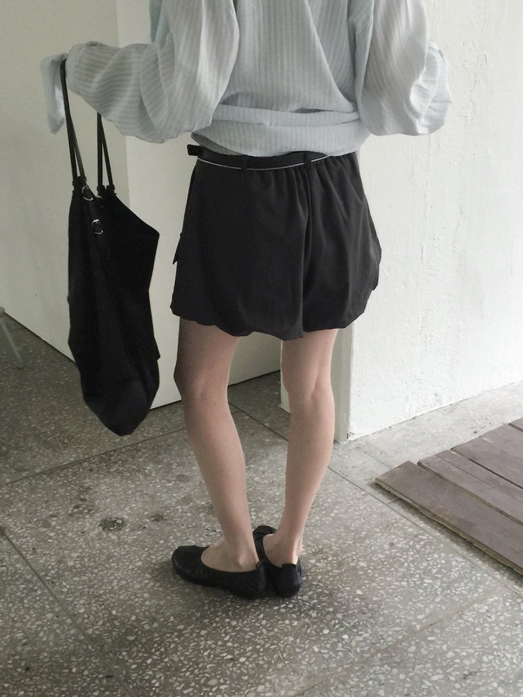 工裝花苞設計感短褲