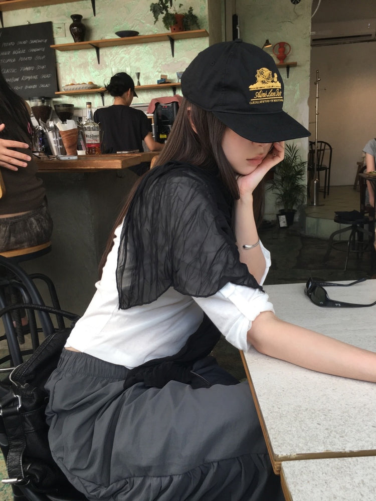 美色亨利領反折袖細節上衣