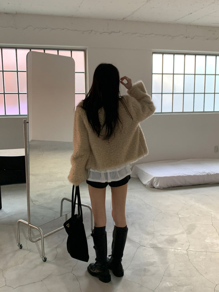 率性側扣綁帶長靴