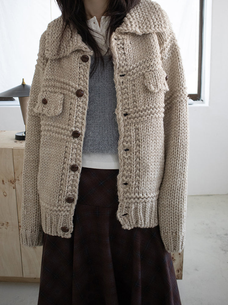 復古美色率性牛仔闊褲